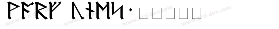 Dwarf Runes 1字体转换